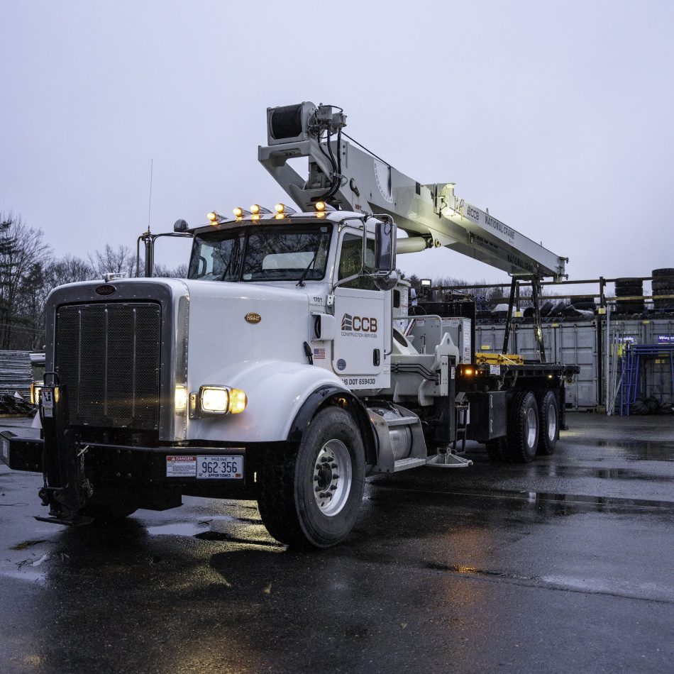 A CCB crane truck