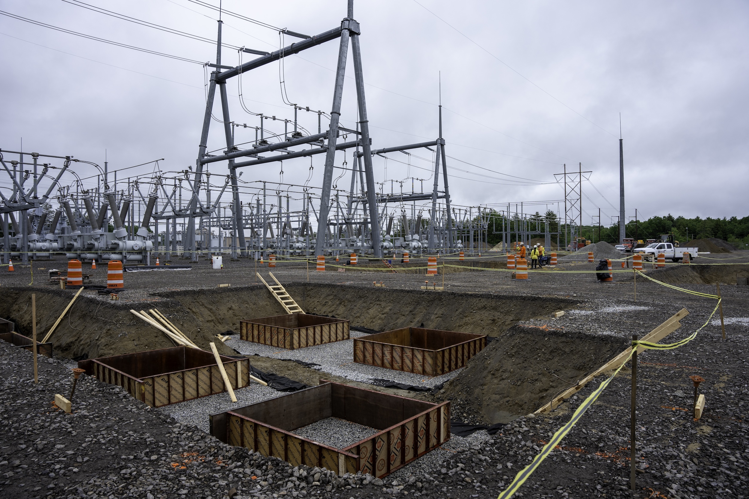 An electrical substation